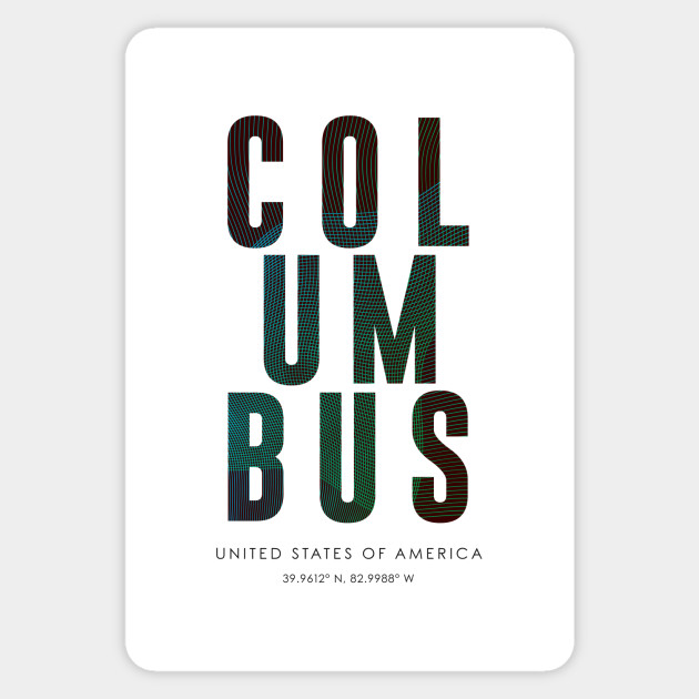 Columbus City typography